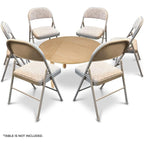Folding Chair with Foldable, 1, Fabric Padded Heavy Duty Steel Frame - product gallery image 18