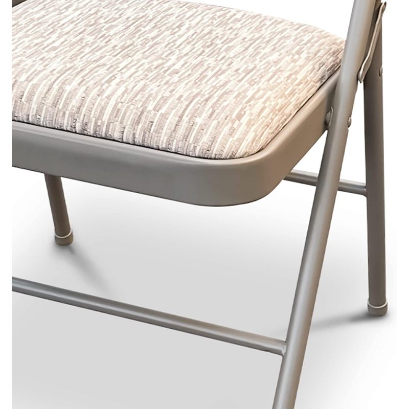 Folding Chair with Foldable, 1, Fabric Padded Heavy Duty Steel Frame - product gallery image 6