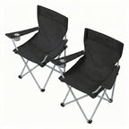 Folding Chair with Foldable, 120kg, Outdoor Chairs of Cup Holder Armrests - product gallery image 11