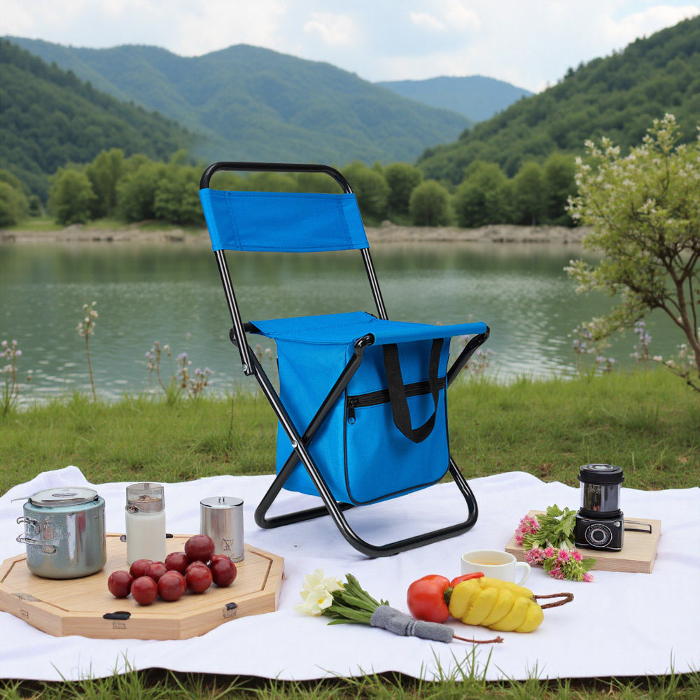Folding Chair with Foldable, Metal, Foldable Fishing Storage Bag Lightweight - product gallery image 16