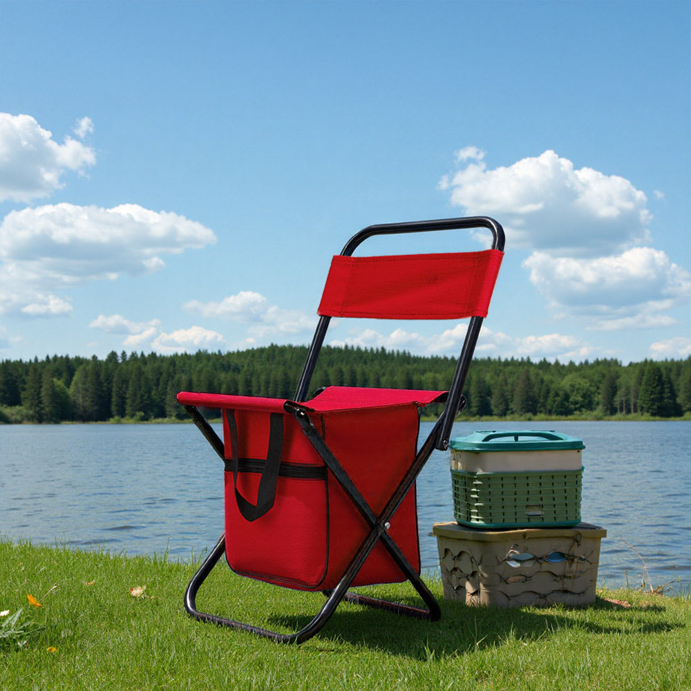 Folding Chair with Foldable, Metal, Foldable Fishing Storage Bag Lightweight - product gallery image 2