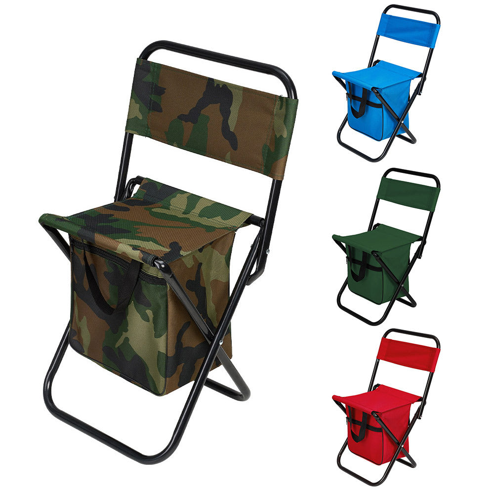 Folding Chair with Foldable, Metal, Foldable Fishing Storage Bag Lightweight