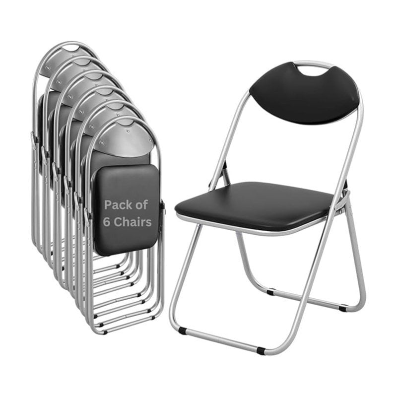 Folding Chair with Foldable, Non-Slip, 110kg, Wood - 6 Chair option
