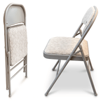 Folding Chair with Space-Saving, Foldable, of Fabric Padded Chairs Heavy Duty - product gallery image 5