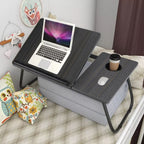 Folding Laptop Table with Foldable, 38.1 Cm And Above, Foldable Bed Five Angle Settings - product gallery image 5