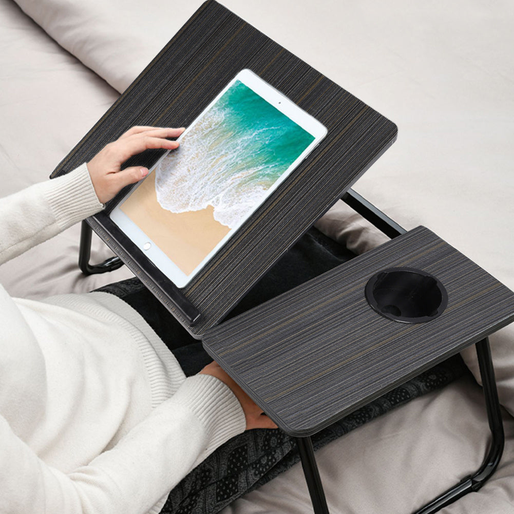 Folding Laptop Table with Foldable, 38.1 Cm And Above, Foldable Bed Five Angle Settings - product gallery image 7