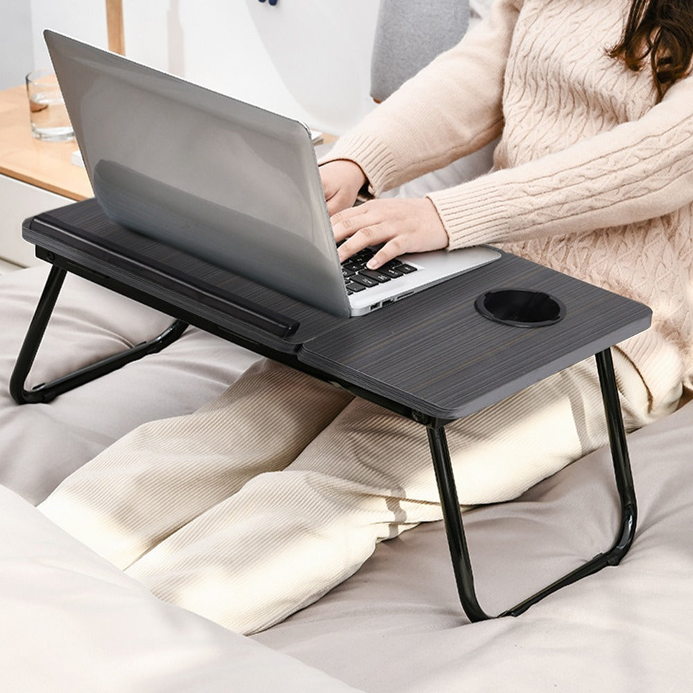Folding Laptop Table with Foldable, 38.1 Cm And Above, Foldable Bed Five Angle Settings