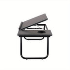 Folding Laptop Table with Foldable, 73cm, Wood, Desk Cup Holder Tilting Top - product gallery image 21