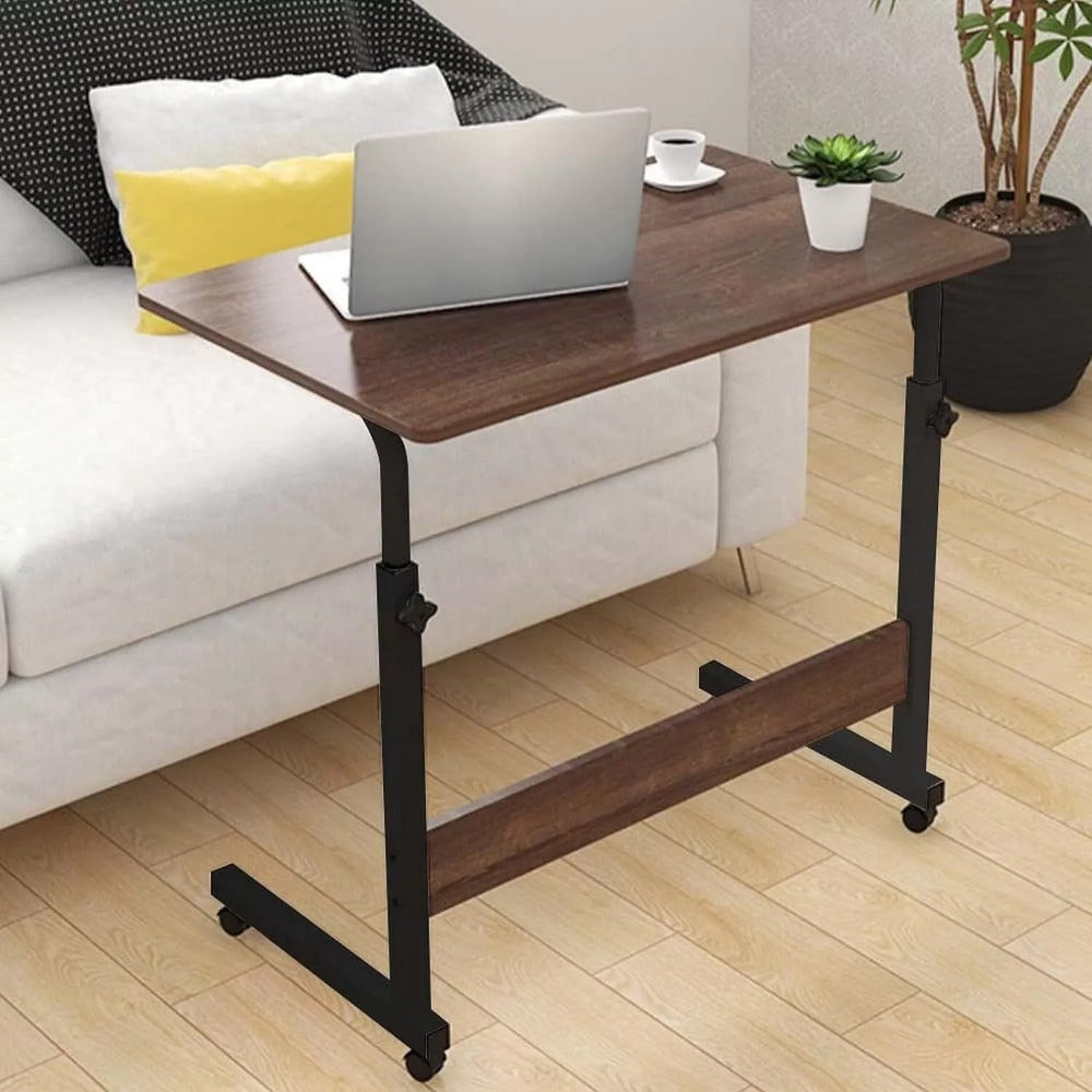 Folding Laptop Table with Foldable, Adjustable Height, Wheels - product gallery image 12