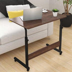 Folding Laptop Table with Foldable, Adjustable Height, Wheels - product gallery image 12