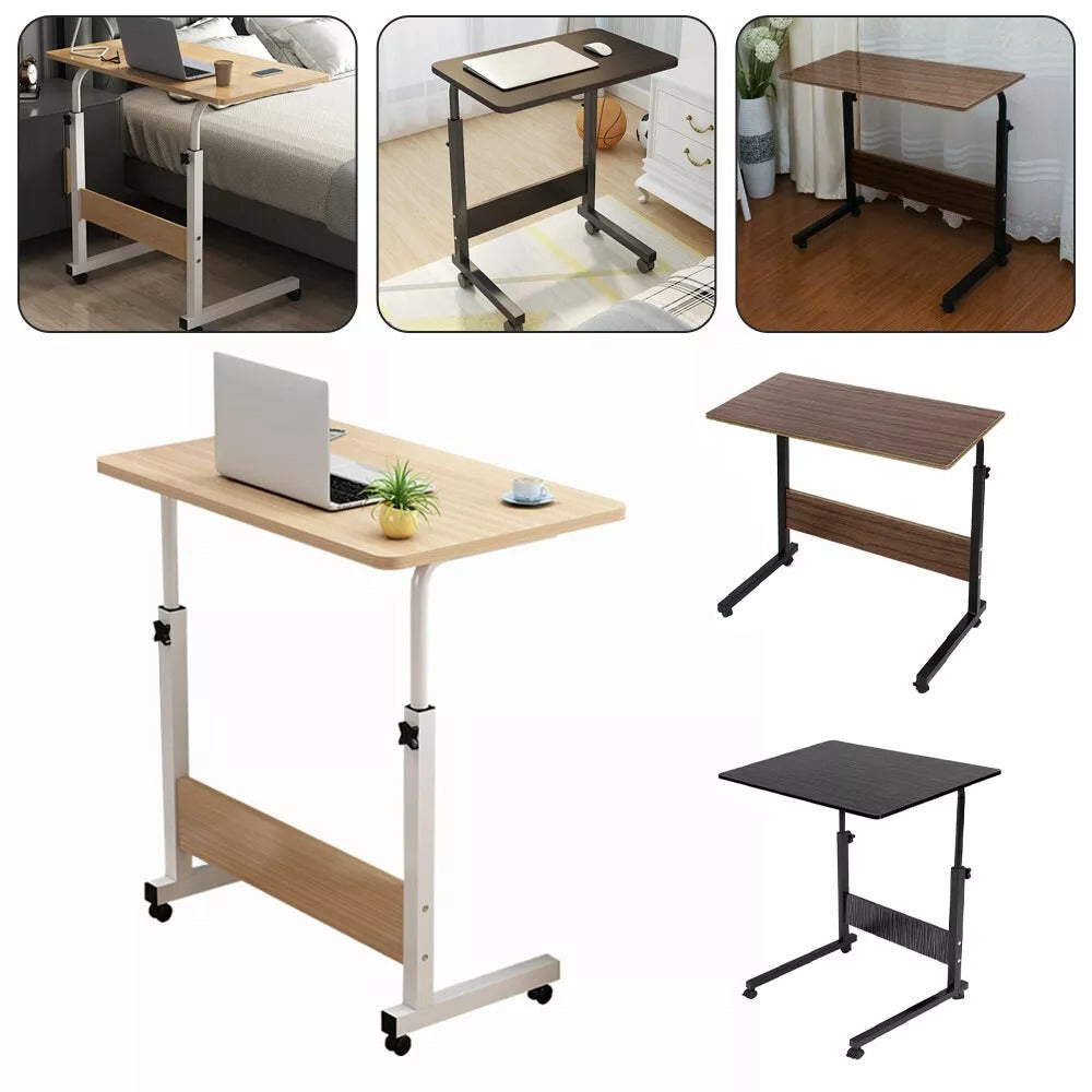 Folding Laptop Table with Foldable, Adjustable Height, Wheels - product gallery image 8