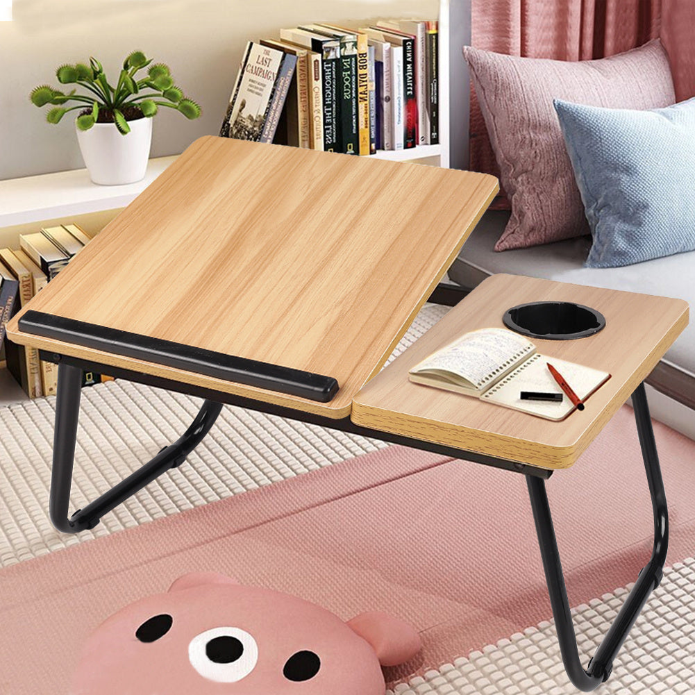 Folding Laptop Table with Foldable, Non-Slip, Metal, Black - product gallery image 18