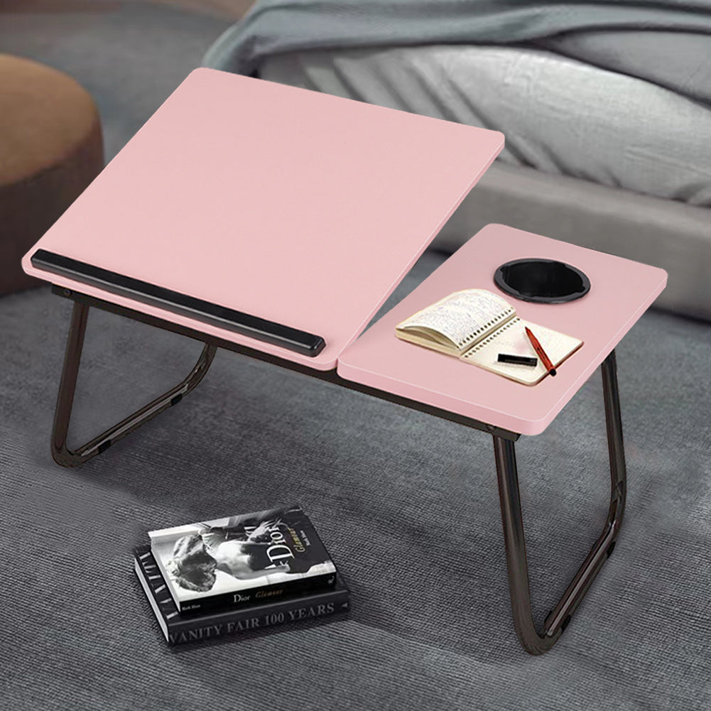 Folding Laptop Table with Foldable, Non-Slip, Metal, Black - product gallery image 20