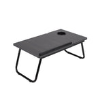 Folding Laptop Table with Foldable, Non-Slip, Metal, Black - product gallery image 6