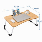 Folding Laptop Table with Space-Saving, Foldable, Adjustable Height - product gallery image 8