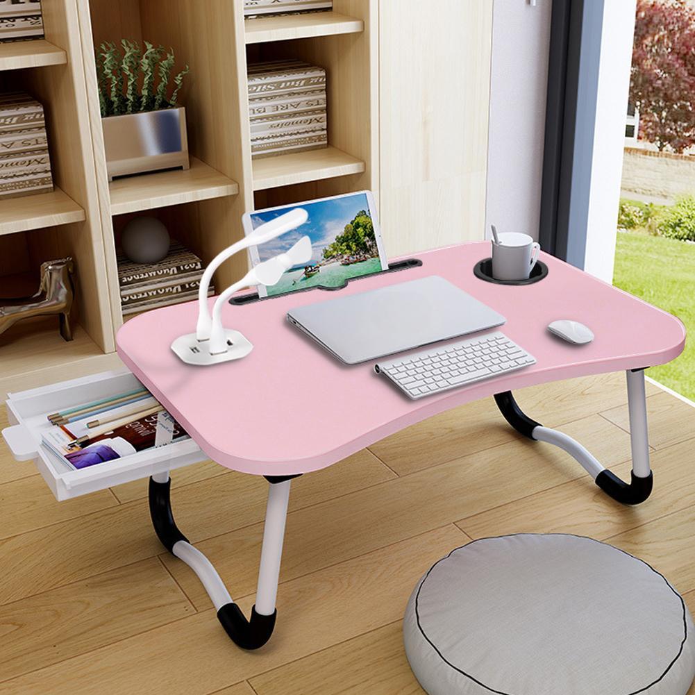 Folding Laptop Table with Space-Saving, Foldable, Non-Slip