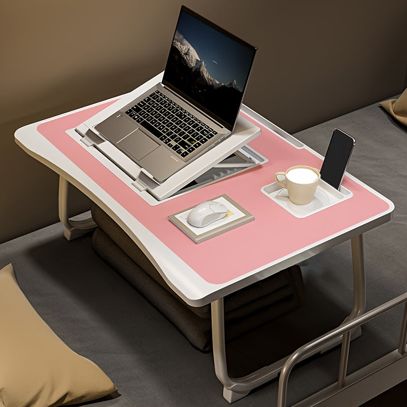 Folding Laptop Table with Space-Saving, Foldable, Wood - product gallery image 3