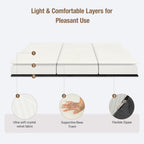 Folding Mattress with Space-Saving, Foldable, Machine-Washable - product gallery image 3