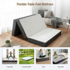 Folding Mattress with Space-Saving, Foldable, Machine-Washable - product gallery image 9