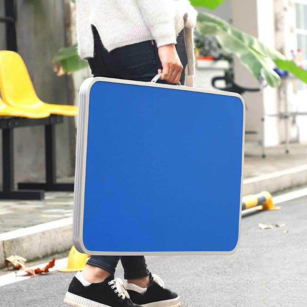 Folding Picnic Table with Foldable, 50cm, Blue Carry Design - product gallery image 3
