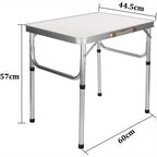 Folding Picnic Table with Foldable, 50cm, Blue Carry Design - product gallery image 7