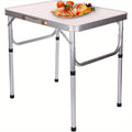 Folding Picnic Table with Foldable, 50cm, Blue Carry Design - silver option