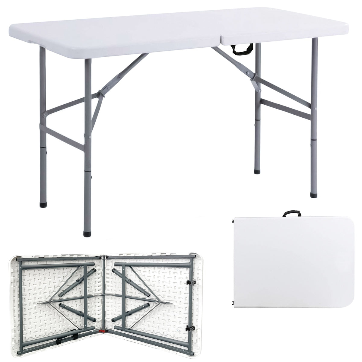 Folding Table with Foldable, 4ft Folding Table - product gallery image 6