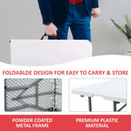 Folding Table with Foldable, 5ft, 1.5m, Plastic, 5FT Folding Table - product gallery image 10
