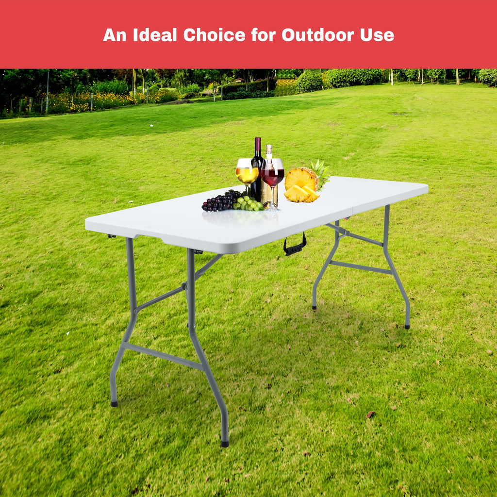 Folding Table with Foldable, 5ft, 1.5m, Plastic, 5FT Folding Table - product gallery image 9