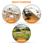 Folding Table with Foldable, 6ft, Plastic, 6ft Folding Table - product gallery image 9