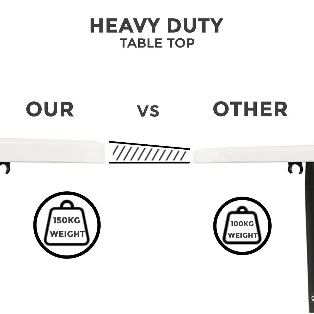 Folding Table with Foldable, Lockable, 1.8M, 6ft, Plastic, 6FT Folding Table - product gallery image 2