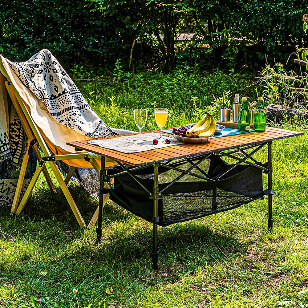 Folding Table with Space-Saving, Foldable, Adjustable Height, 80cm - product gallery image 10