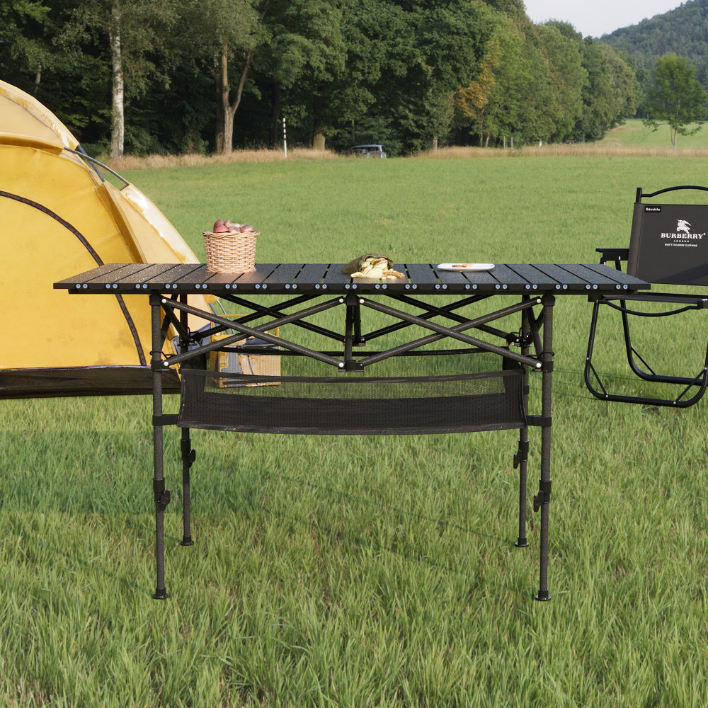 Folding Table with Space-Saving, Foldable, Adjustable Height, 80cm - product gallery image 12