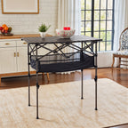 Folding Table with Space-Saving, Foldable, Adjustable Height, 80cm - product gallery image 13