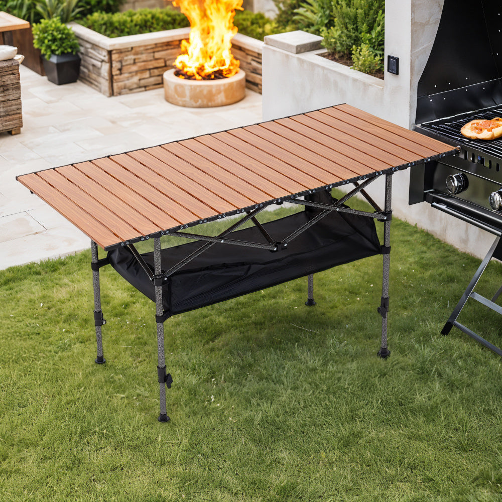 Folding Table with Space-Saving, Foldable, Adjustable Height, 80cm - product gallery image 24