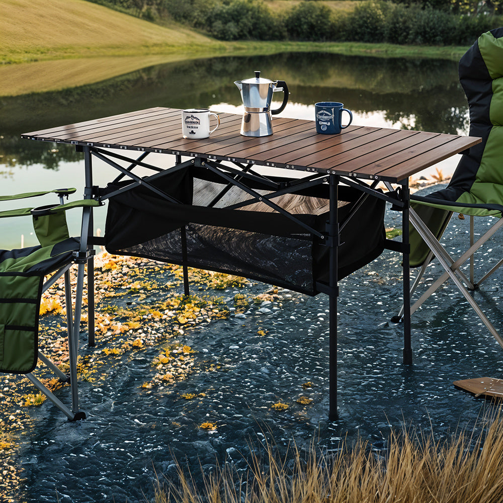Folding Table with Space-Saving, Foldable, Adjustable Height, 80cm - product gallery image 25