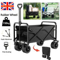 Folding Wagon Cart with Foldable, Wheels, 150kg for gardens and patios