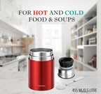 Food Flask with Stainless Steel, Stainless Steel Vacuum Spoon Keeps Warm - product gallery image 14