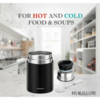 Food Flask with Stainless Steel, Stainless Steel Vacuum Spoon Keeps Warm - product gallery image 2
