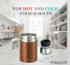 Food Flask with Stainless Steel, Stainless Steel Vacuum Spoon Keeps Warm - product gallery image 8