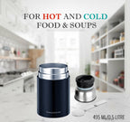 Food Flask with Stainless Steel, Stainless Steel Vacuum Spoon Keeps Warm - product gallery image 9
