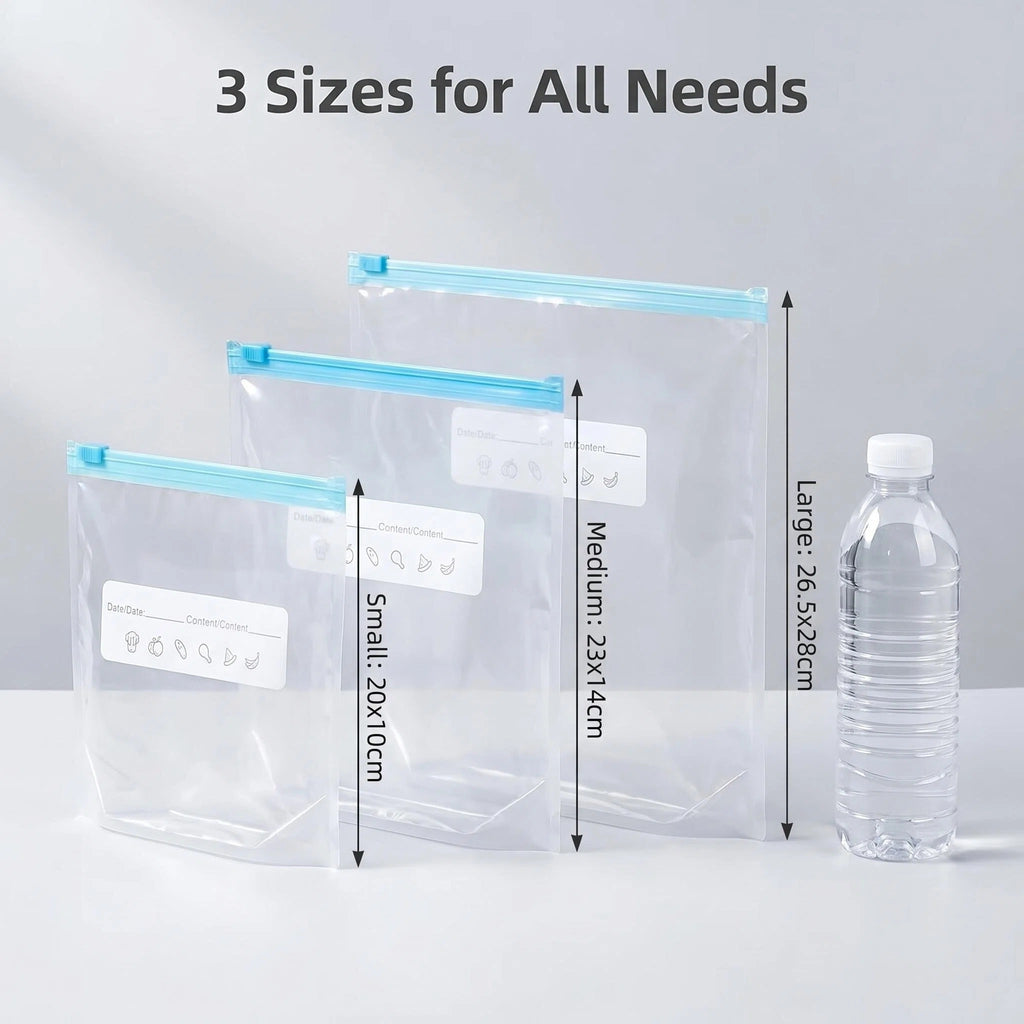 Food Storage Bag with Leakproof, Airtight, Plastic, 120pcs - product gallery image 9
