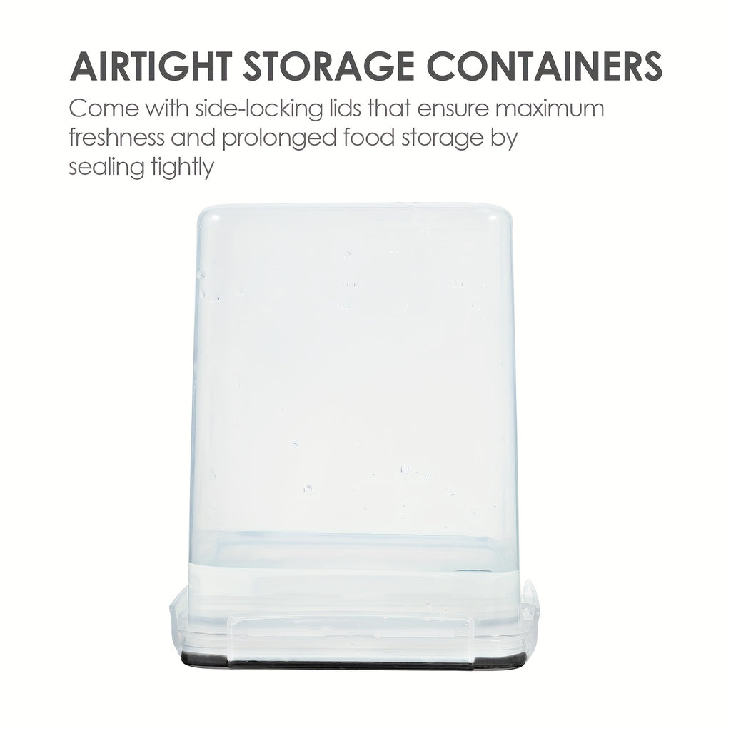 Food Storage Canister with Airtight, Plastic, 4 Packs - product gallery image 5