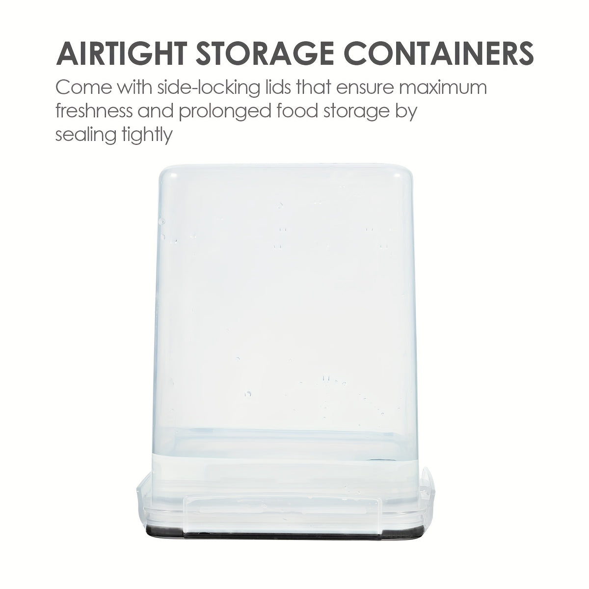 Food Storage Canister with Airtight, Plastic, 4 Packs - product gallery image 5