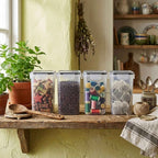Food Storage Container with 16 Pack, 1.6L Black-Lid Containers - product gallery image 6