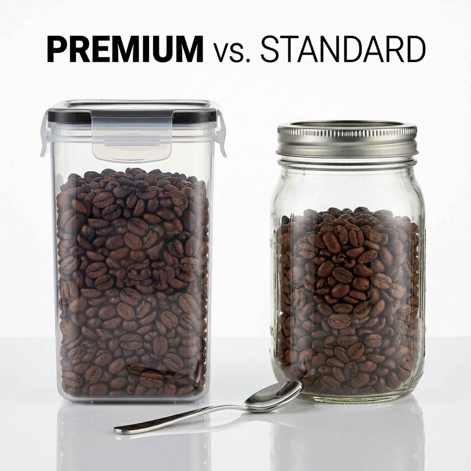 Food Storage Container with 16 Pack, 1.6L Black-Lid Containers - product gallery image 9