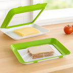 Food Storage Container with Airtight, 5cm, Plastic, Vacuum Seal Tray Buckle Lid Reusable - product gallery image 11