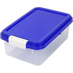 Food Storage Container with Airtight, Wheels, Lockable, Plastic, Black - product gallery image 10