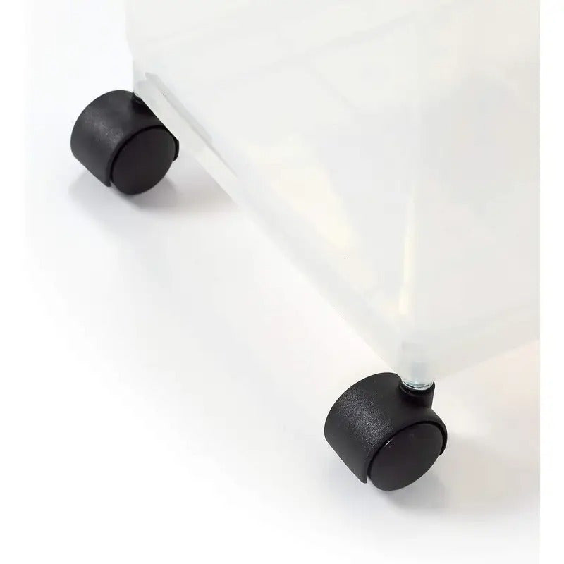 Food Storage Container with Airtight, Wheels, Lockable, Plastic, Black - product gallery image 12
