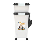 Food Storage Container with Airtight, Wheels, Lockable, Plastic - product gallery image 7